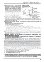 Panasonic TC26LX20 TC32LX20 TV Operating Manual